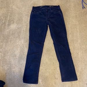 Womens J. Crew Navy Blue Corduroys